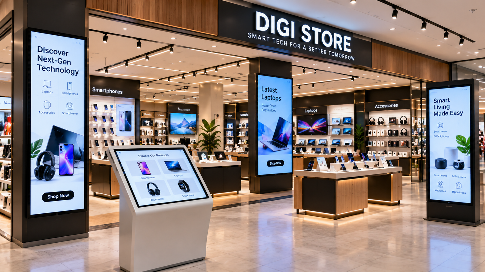 Colourful, thoughtfully arranged retail display